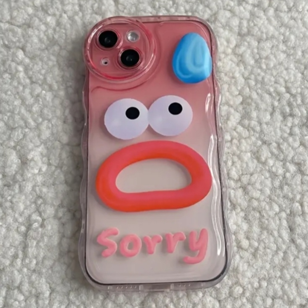 Iphone 14 Pro Max Sorry Print Phone Case